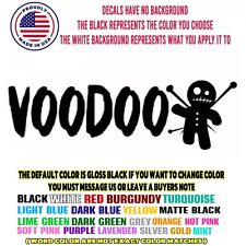 Car window decal truck outdoor sticker Voodoo voodoo doll cool creepy