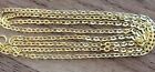 22K Solid Yellow Gold Cable Chain Necklace 18