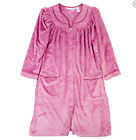 JASMINE ROSE Womens Plush Textured L/S ROBE  (2 Colors)   M   or   XL   NWT