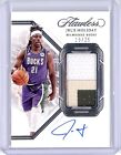 JRUE HOLIDAY 2022-23 PANINI FLAWLESS GAME USED 3-COLOR PATCH AUTO 19/25 BUCKS