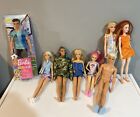Barbies lot of 8 5 Barbies and 3 Ken dolls