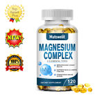 Magnesium Complex Supplement - Taurate, Citrate, Malate, Oxide For Muscle & Bone