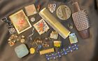 Junk Drawer Lot  Vintage Antique TRINKETS TREASURES Jewelry Collectibles