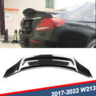 For 16-22 Benz W213 E Class E350 E63 AMG Carbon Look Duckbill Wing Trunk Spoiler