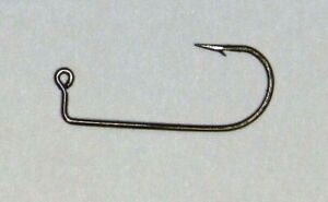 100 Eagle Claw 570 BRONZE 90 DEGREE JIG HOOKS You Pick From 11 Sizes #10 - 4/0