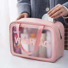 Large Capacity Waterproof Frosted Makeup Cosmetic Bag