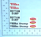 water slide decal set for  Mighty Tonka bottom dump W/TRACKING