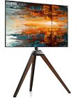 New ListingFITUEYES Design Corner TV Stand for 37 43 50 55 65 Inch TV Easel Picasso Series