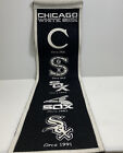 Chicago White Sox Cooperstown Collection Wool Banner Circa Logo 1906 1991 8”x32”