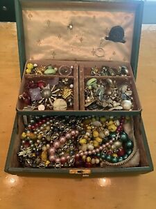 5 LBD ESTATE Mixed JEWELRY LOT | UNSEARCHED - Vintage/ Antique Jewelry With Box!