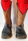 Old West BSY1810 Size 6 Boys Youth Brown & Black Western Cowboy Boots