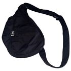 Ameribag Healthy Large Sling Back Bag Black Nylon Travel Purse Tote Kidney READ