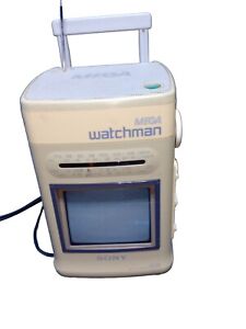Vintage Sony FD-510 TV Portable TV AM/FM Radio Mega Watchman RARE! WORKS!