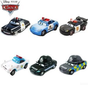 Disney Pixar Cars Sally Sheriff Police McQueen 1:55 Diecast Model Car Toys Loose