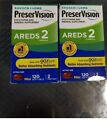 2 PreserVision AREDS 2 Eye Vitamin and Mineral Supplement - 120Ct.  Exp. 08/25