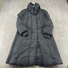 Lane Bryant Coat Womens 18/20 Black Down Long Parka Polyester Insulated Puffer