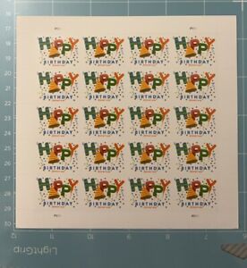 2020 HAPPY BIRTHDAY FOREVER Stamp Full Sheet/Pane of 20 Scott #5635 Mint