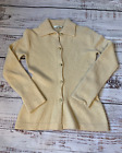 VINCE Wool Blend Polo Cardigan Womens Ivory Fitted Size XXS NEW