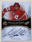 Bob Probert Signed Sign of the Times Auto 2007-08 Upper Deck SP Authentic ST-BP