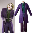 Batman The Dark Knight Cosplay Costume Joker Heath Ledger Show Halloween Outfits