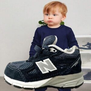SZ 4C- New Balance 990v3 Navy Blue Toddler Sneakers
