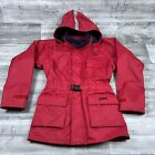 Pioneer Vancouver Canada Medium Red Heavy Duty Belt Raincoat