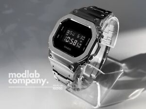 [CLASSIC Series] G-Shock DW5600 BB Mod - Silver / Black Men's watch Gift
