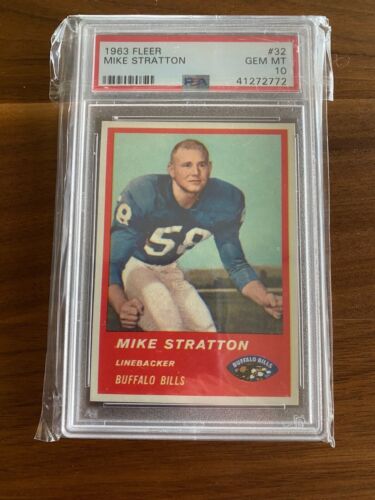 1963 Fleer #32 Mike Stratton Rookie PSA 10 (RARE 1 of 1)