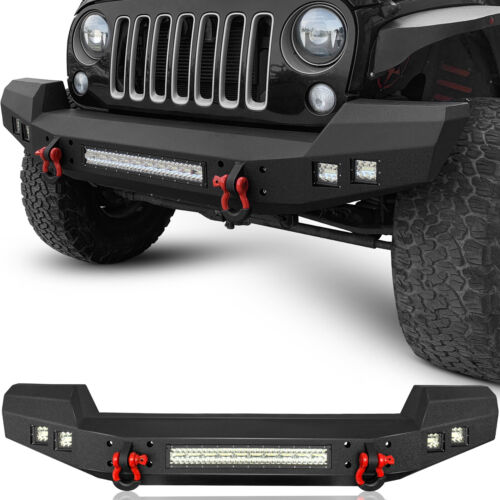 Front Bumper for 2007-2023 Jeep Wrangler JK JL JKU JLU Unlimited (2/4 Doors) (For: Jeep)