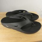 Oofos Recovery Comfort Flip Flop Sandals Mens 11 Womens 13 Black Foam slide