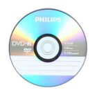 25 PHILIPS Blank DVD-R DVDR Logo Branded 16X 4.7GB Media Disc in Paper Sleeves