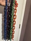 Rara Avis by Iris Apfel Resin Chain Link Necklace (Plum Purple)