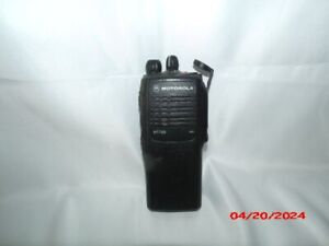Motorola HT750 Portable Two-Way Radio w/Battery, Black, Used