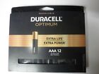 Duracell Optimum AAA  Batteries 12 Pack NIB