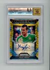 2020-21 Shay Given Panini Prizm Breakaway Gold Autographed Card 1/10 BGS 8.5/10