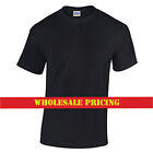 Black T Shirt Men's Unisex Work Plain Black Shirt Promo Wholesale Price