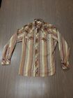 Vintage Kennington Pearl Snapped Western Cowboy Long Sleave Shirt Size XL