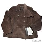 SIZE 2XL NEW Vintage Brown Leather Jacket Terry Lewis Classic Luxuries
