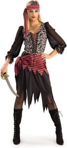 Bounty of the Seas Caribbean Pirate Wench Fancy Dress Up Halloween Adult Costume