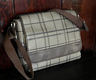 Authentic COACH Men’s Tattersall Messenger Plaid/Brown Bag - Hardly Used!!