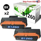 (2PK,Black) 1260dn B1260 Toner Cartridge for B1265dnf B1260dn B1265 Printer
