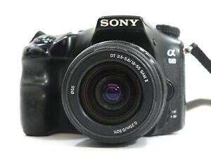 Sony Alpha a68 24.2MP DigitalSLRCamera with 18-55mm Lens - AS IS - Free Shipping