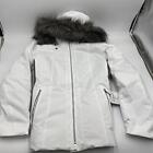 Obermeyer Womens Siren Jacket Coat, with Faux Fur, Size 14, White