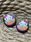 Silicone Focal Beads DIY Beadable Pens Hello Kitty Easter Egg Set Of 2