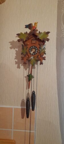 New ListingSmall German Vintage 30 Hour Black Forest Cuckoo Clock In Working Order