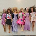 Lot of 6 1999 90s Vintage Barbie Dolls Varios Kinds Conditions See Pics