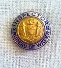 Vintage Sterling Silver Philadelphia Inspector Badge Bureau of Water Hallmarked