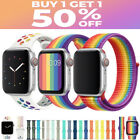 Silicone Band Strap for Apple Watch Series SE/1/2/3/4/5/6/7 Sports 38/40/42/44MM