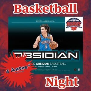 New Listing🔥Cleveland Cavaliers - 2021/22 Obsidian Basketball - 2 Hobby Box Break