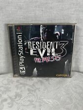 Resident Evil 3 Nemesis PS1 PlayStation 1, 1999  - Manual & Reg Card - Mint